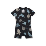 Load image into Gallery viewer, Mosaic Sea Animals Sleeper Romper
