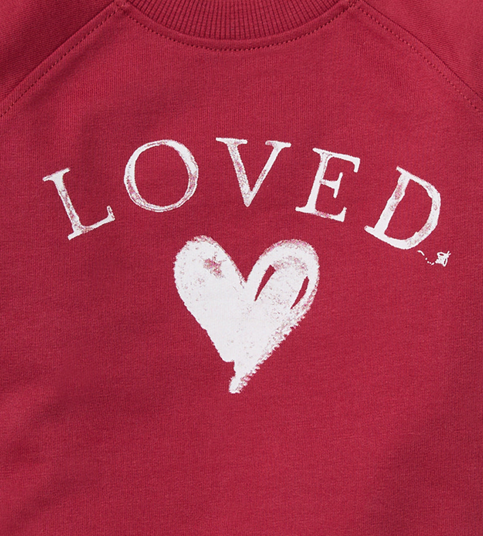 Loved Sweatshirt Organic Cotton Toddler