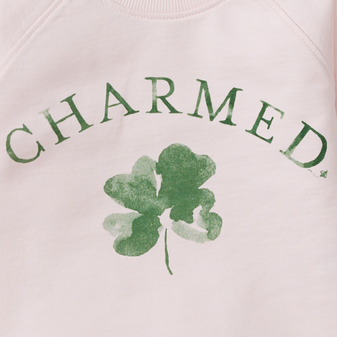 Charmed Pink Organic Cotton Sweatshirt