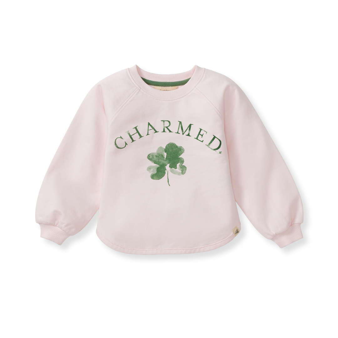 Charmed Pink Organic Cotton Sweatshirt