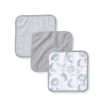 Load image into Gallery viewer, Hello Moon Organic Cotton Knit Terry Washcloths 3 Pack
