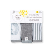 Hello Moon Organic Cotton Knit Terry Washcloths 3 Pack