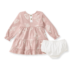 Load image into Gallery viewer, Little Wild Flower Dress &amp; Diaper Cover
