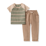 Load image into Gallery viewer, Holland Stripe Infant Tee Set
