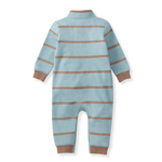Load image into Gallery viewer, Holland Stripe Infant Blue Jumpsuit
