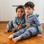 Load image into Gallery viewer, Product Image 2 of Acid Wash Organic Baby Boy Jumpsuit - Flint

