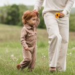 Load image into Gallery viewer, Product Image 4 of Acid Wash Organic Baby Boy Jumpsuit - Ginger Loaf
