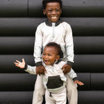 Load image into Gallery viewer, Product Image 3 of Color Blocked Sweatshirt &amp; Pants Set - Bobcat
