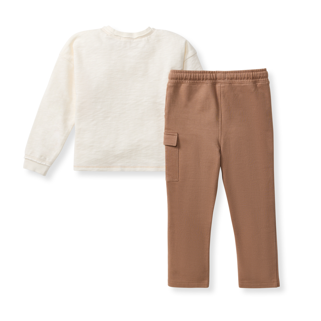Chunky Slub Infant Boy Tee Set