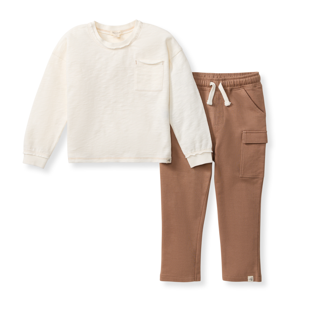 Chunky Slub Infant Boy Tee Set