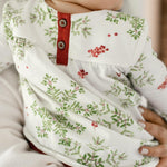 Load image into Gallery viewer, Product Image 3 of Holiday Snowflakes Organic Tunic &amp; Pants Set
