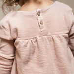 Load image into Gallery viewer, Product Image 4 of Little Button Organic Tunic &amp; Pants Set
