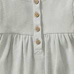 Load image into Gallery viewer, Organic Thermal Baby Girl Jumpsuit Swatch
