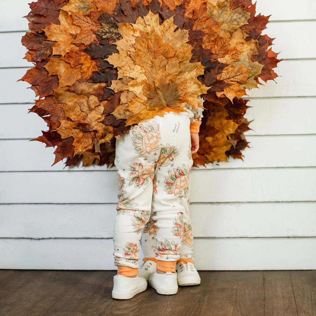 Vivid Turkey Toddler PJ Set