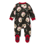 Load image into Gallery viewer, Candy Cane Bears Matching Family Sleep &amp; Play Back
