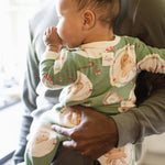 Load image into Gallery viewer, Product Image 3 of Reindeer Pancakes Christmas Celebration Pajamas
