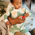 Load image into Gallery viewer, Product Image 4 of Reindeer Pancakes Christmas Celebration Pajamas
