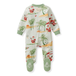 Load image into Gallery viewer, Surfin Santa Matching Family Sleep &amp; Play Back
