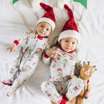 Load image into Gallery viewer, Product Image 2 of Santa In The Sky Celebration Pajamas 
