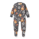 Load image into Gallery viewer, Sports polarbee™ Repreve® Fleece Pajamas Back
