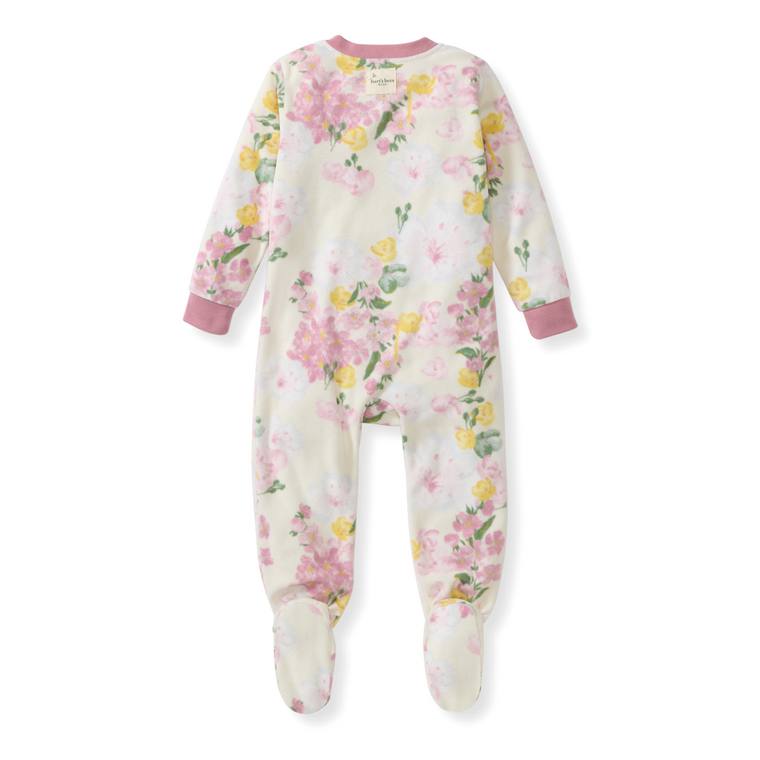 Floral Fields polarbee™ Repreve® Fleece Pajamas Back