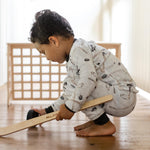 Load image into Gallery viewer, Product Image 4 of Hockey Season Organic Cotton Pajamas
