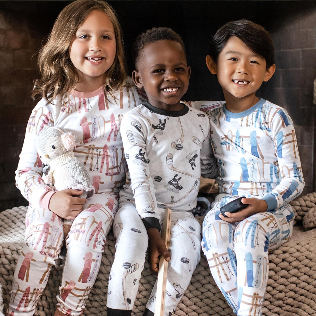 Product Image 7 of Sunrise Slopes Organic Cotton Pajamas - Mountain Blue