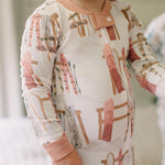 Load image into Gallery viewer, Product Image 1 of Sunrise Slopes Organic Cotton Pajamas - Organic Rose
