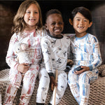 Load image into Gallery viewer, Product Image 5 of Sunrise Slopes Organic Cotton Pajamas - Organic Rose
