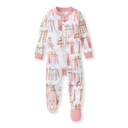 Sunrise Slopes Organic Cotton Sleeper - Organic Rose
