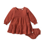 Load image into Gallery viewer, Dotted Rib Sequoia Bark Dress