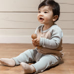 Load image into Gallery viewer, Product Image 1 of Organic Thermal Boy Tee &amp; Pants Set
