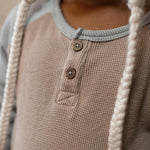 Load image into Gallery viewer, Product Image 3 of Organic Thermal Boy Tee &amp; Pants Set

