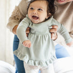 Load image into Gallery viewer, Product Image 1 of Snowflake Flurries Organic Tunic &amp; Pants Set

