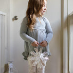 Load image into Gallery viewer, Product Image 5 of Snowflake Flurries Organic Tunic &amp; Pants Set
