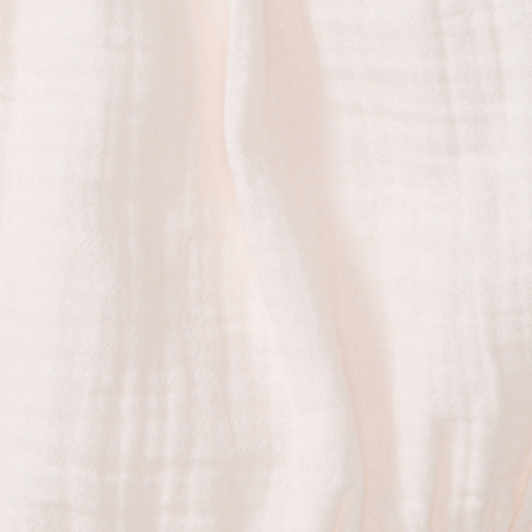 Baby Girl Muslin Collar Bubble Romper