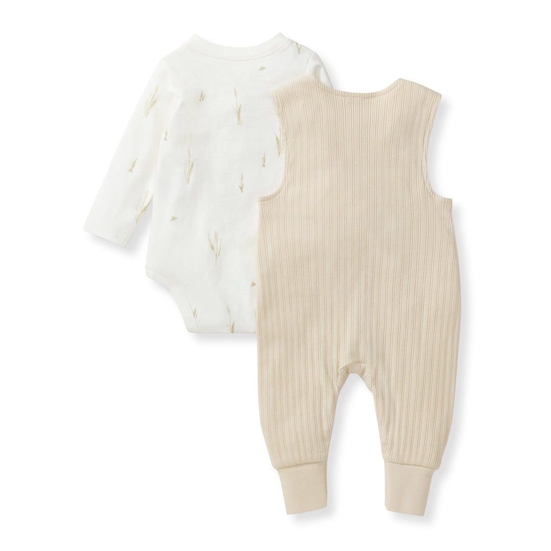 Cat Tail Organic Baby Bodysuit & Jumpsuit Set