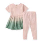 Load image into Gallery viewer, Dip Dye Girl Tunic &amp; Pants Set
