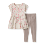 Load image into Gallery viewer, Cherry Blossoms Tunic &amp; Pants Set
