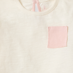 Load image into Gallery viewer, Girl Slub Pocket Tee &amp; Pants Set