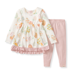 Load image into Gallery viewer, Floral Easter Eggs Tunic &amp; Pants Set

