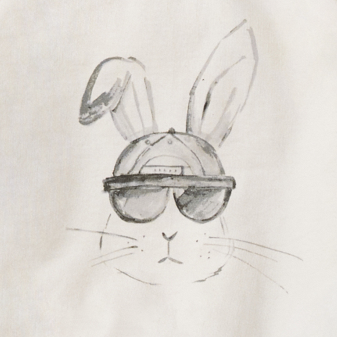 Hip Hop Bunny Sweatshirt & Pants Set