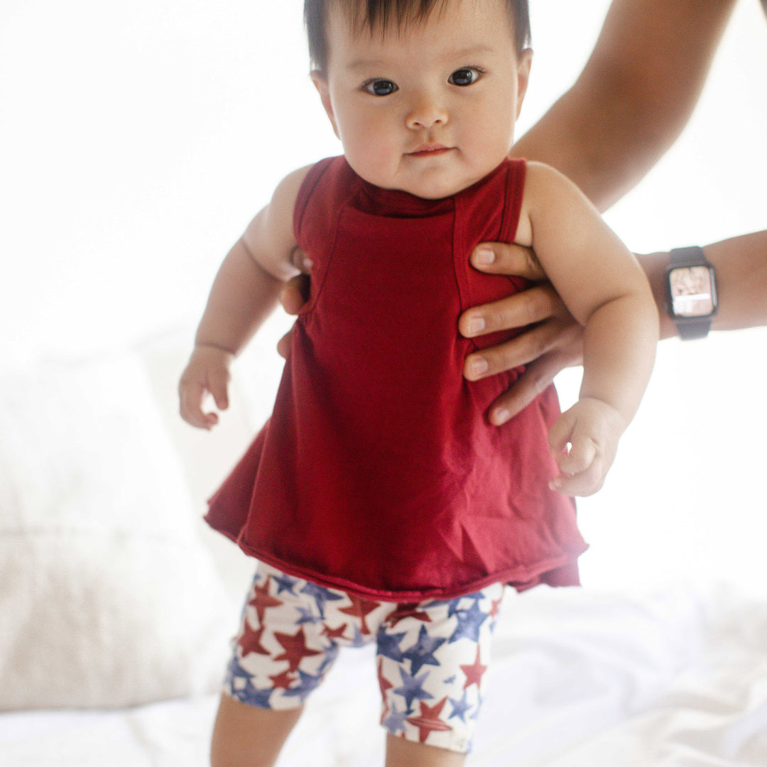 American Stars Tunic & Shorts Set