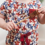 Load image into Gallery viewer, American Stars Girl Romper