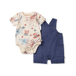 Load image into Gallery viewer, Uncle Sam Baby Boy Romper &amp; Bodysuit Set