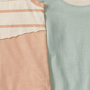 Basic Stripe Baby Boy Romper Set 2-Pack - Sweet Maple