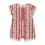 Load image into Gallery viewer, Stars &amp; Stripes Baby Boy Romper