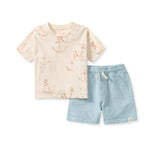 Load image into Gallery viewer, Anchors Boy Tee &amp; Shorts Set