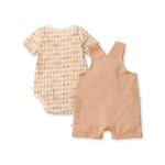 Load image into Gallery viewer, Diamond Tile Baby Boy Romper &amp; Bodysuit Set