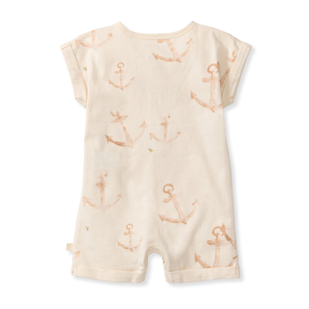 Anchors Organic Baby Boy Romper
